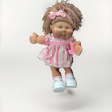 Cabbage Patch Kids Brown Girl 2004 Collectible Lovable Two Front Teeth Brown Eye picture