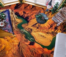 3D Mountain SKE3344 Floor WallPaper Print Decal Epoxy Floor Deco Kay picture