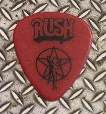 Rush Starman Red Guitar Pick - 2011 VIP picture