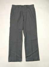 Inc International Concepts London Fit Size 32 X 30 Heather Gray Dress Pants picture