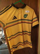 adidas Jamaica Bob Marley Home Soccer Jersey Men's Medium KD0959 NWT picture