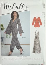 McCall's M8009 Misses Romper Jumpsuit Sewing Pattern Size 14-22 E5 Uncut FF picture