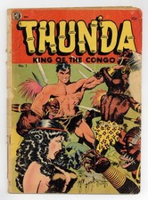 Thunda #1 FR/GD 1.5 1952 Origin Thun'da picture