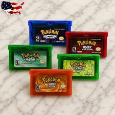 For Gameboy Advance GBA : Emerald, Sapphire, Ruby, LeafGreen, FireRed : Version picture