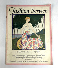 1925 FASHION SERVICE Woman's Institute Magazine Summer picture