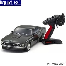 Kyosho 34437T1 1:10 Ep 4WD 1969 Ford Mustang Boss 429 Black Jade Readyset Fazer picture