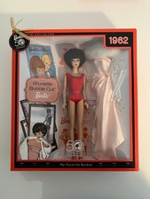 NRFB Barbie 50th Anniversary My Favorite Barbie 1962 Brunette Bubble Cut N4975 picture
