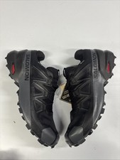 Size 12M - Salomon Speedcross GoreTex Running Trail Shoes Black Gray picture