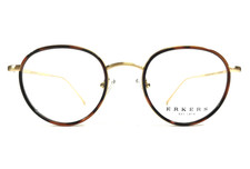 Erkers 1879 Eyeglasses Frames VANITA PARK ANTIQUE GOLD Tortoise Havana 45-20-140 picture