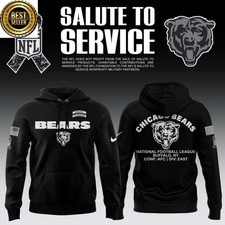 NEW Chicago Bears 2026 NFL Salute to Service Hoodie Full Size S-5XL picture
