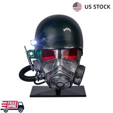 Fallout 4 NCR Veteran Ranger Helmet Cosplay LED Light Wearable Props US Stock picture