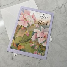 Elizabeth Boynton Pink Lily Flower Health & Wellness Thoughtful Greeting Card picture