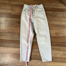 VTG Banana Republic Jeans Size 6 High Rise Tapered Cotton Light Wash USA #26024 picture