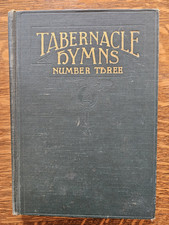 Tabernacle Hymns Number Three Hardcover Vintage Gospel Hymnal 1951 picture