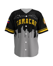 Los Leones de Caracas Venezuela baseball jersey picture