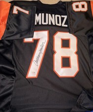 Anthony Munoz Signed Cincinnati Bengals Custom Jersey JSA certified picture