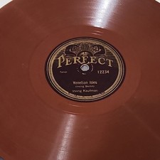 RPM 78 Irving Kaufman Venetian Isles/Too Many Parties - Perfect Record  picture