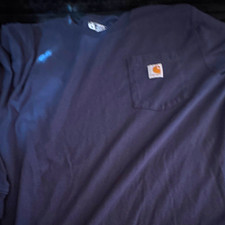 Carhartt Men's Navy Loose Fit Long sleeve not worn but twice picture