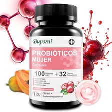 PROBIOTICOS MUJER 120pcs,Balances PH,Replenishes Intestinal Flora,Boost Immunity picture