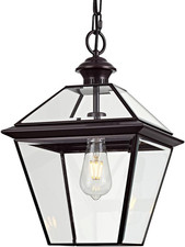 Copper Outdoor Pendant Light Fixtures, 16.5