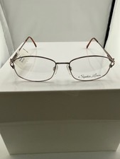 Sophia Loren SL M 113 Brown 098 Eyeglass Frame 53 16 135 NWT picture