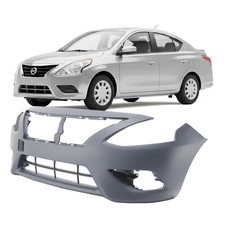 2015-2019 Nissan Versa Primed Front Bumper Cover NI1000299 FBM229KM0J picture