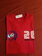World Soccor  2026 Gap Mens Red Small World Soccer 2026 - Brand New picture