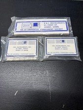 Vintage EL E&L Instruments Universal Component Socket SK-10 & (2) SK-50 NOS picture