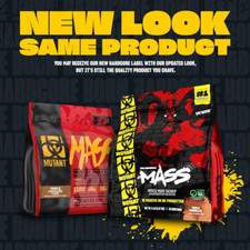 MUTANT MASS® 5LBS The Original Muscle Mass Gainer High Protein Drink Mix picture