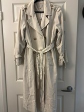 Loft Trench Coat (Beige/Sand), Size M (10) picture