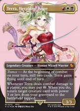 Terra, Herald of Hope (Borderless Foil) Commander: Final Fantasy Playtest Card picture