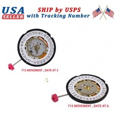 Genuine 715 Movement For Swiss Ronda 715 3 Hands date at 3/6 o'clock picture