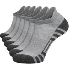 6-12 Pairs Mens Plain Solid Cotton Sports Ankle Athletic Socks Size 40-45 picture