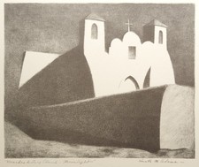 Kenneth M. Adams Signed Lithograph 