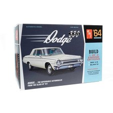AMT 1366 1964 Dodge 330 Hardtop 383 V8 Slant 6 1/25 Plastic Model Kit picture