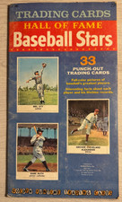 1961 Golden Press Hall of Fame Baseball Stars 33 Funtime Trading Cards EX-MT picture