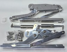 For 1969 - 1972 Chevy Chevelle and El Camino Hood Hinges Billet Aluminum Pair picture