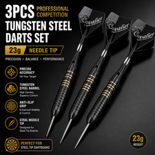 3PCS Professional Competition 23g Tungsten Steel Needle Tip Darts Set With Case picture