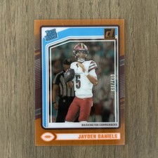 2024 Panini Clearly Donruss - Rated Rookie Jayden Daniels #52 Orange /199 (RC) picture