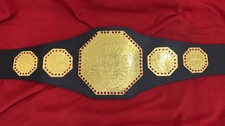 AAA MEXICO WRESTLING CHAMPIONSHIP REPLICA BELT ADULT SIZE 2MM ZINC. picture