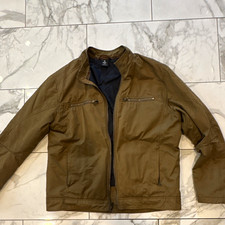 Kuhl Men's Kaffe Racer Full Zip Lined Jacket w Pockets Quilted XL Brown picture