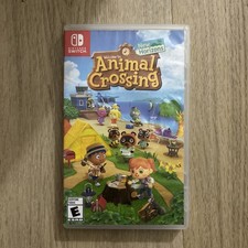 Animal Crossing: New Horizons Nintendo Switch Case Cover Art Game Cart Tested picture