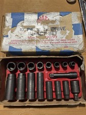 Vintage MAC 17pc 3/4” Drive Impact Socket Set PLUS  picture