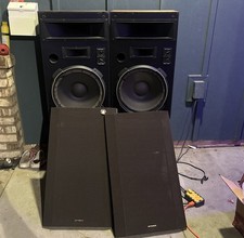Realistic Optimus Mach Three 3 Speakers, needs new surround WORKS LOCAL ONLY picture