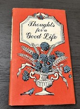 Thoughts for A Good Life by Peter Pauper Press Vintage 1959 W/ Dust Jacket picture