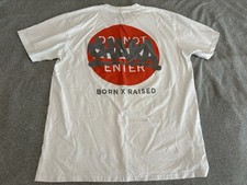 Born x Raised CHAKA Do Not Enter White Tee Shirt Graffiti Mens XL picture