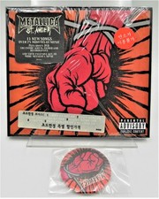 Metallica St Anger Korean 1st Press Factory Sealed CD DVD Promo Pin Badge picture