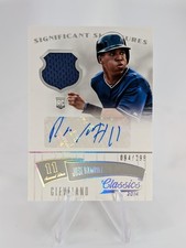 2014 Panini Classics Significant Signatures Jose Ramirez /299 Patch Auto RC picture