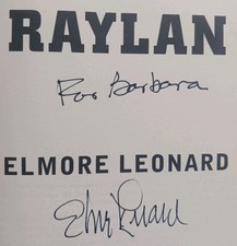 Elmore Leonard / Raylan A Novel Signed 1st Edition 2012 picture