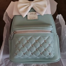 Loungefly Disney Minnie Mouse “Elegance” Mini Backpack New With Tags. picture